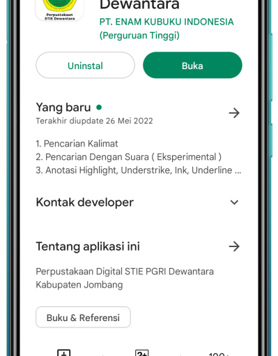 Daftar Akun Perpus Digital