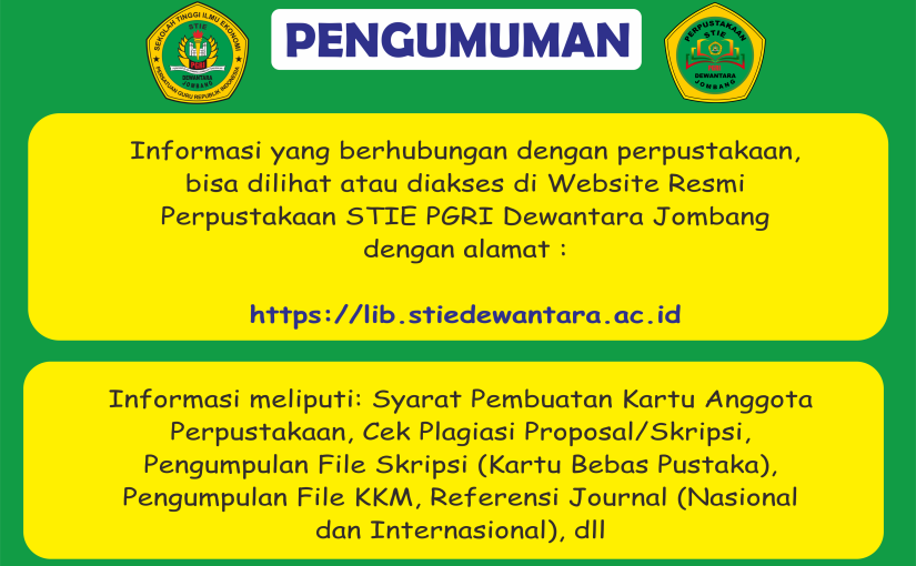 Website Perpustakaan Sebagai Sarana Informasi