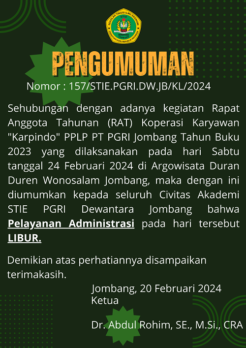Pengumuman Libur