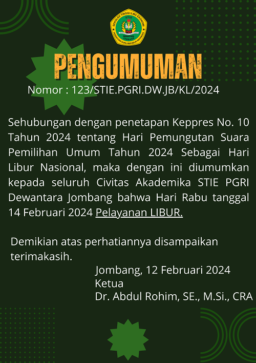 pengumuman Libur Pemilihan Umum 2024