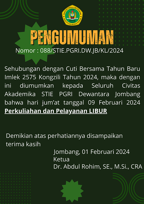 pengumuman libur imlek