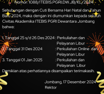 Libur Hari Natal dan Tahun Baru
