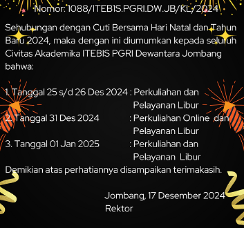 Libur Hari Natal dan Tahun Baru Libur Hari Natal dan Tahun Baru